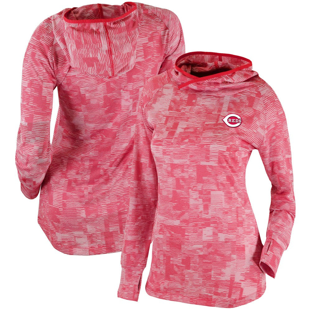 Cincinnati Reds Columbia Women's Omni-Wick Sunday Ball Pullover Hoodie Online