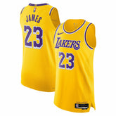 Nike - LeBron James Los Angeles Lakers Authentic Jersey - Icon Edition - Gold