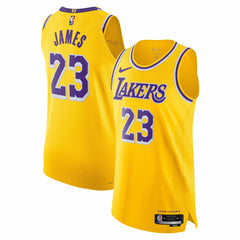 Nike - LeBron James Los Angeles Lakers Authentic Jersey - Icon Edition - Gold