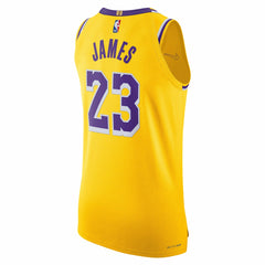 Nike - LeBron James Los Angeles Lakers Authentic Jersey - Icon Edition - Gold