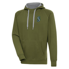 Seattle Mariners Antigua Victory Pullover Hoodie Clearance