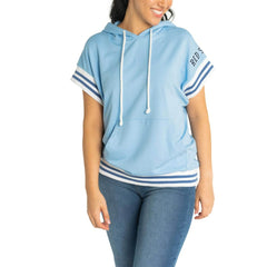 Boston Red Sox Lusso Women's Mabel Tri-Blend Short Sleeve Pullover Hoodie Sale