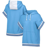 Los Angeles Dodgers Lusso Women's Mabel Tri-Blend Short Sleeve Pullover Hoodie Online