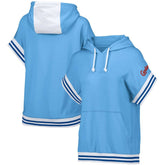 St. Louis Cardinals Lusso Women's Mabel Tri-Blend Short Sleeve Pullover Hoodie Lifestyle