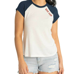 Boston Red Sox Lusso Women's Nikki Raglan T-Shirt Lifestyle