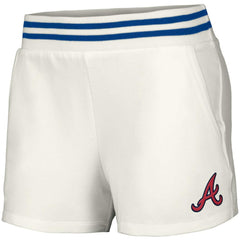 Atlanta Braves Lusso Women's Maeg Tri-Blend Pocket Shorts Sale