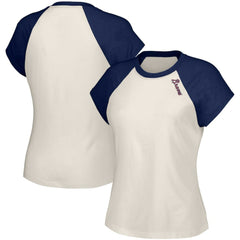 Atlanta Braves Lusso Women's Nikki Raglan T-Shirt Online