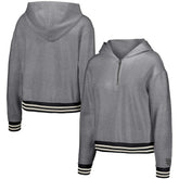 San Diego Padres Lusso Women's Magnolia Tri-Blend Quarter-Zip Hoodie Clearance
