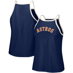 Houston Astros Lusso Women's Nadine Halter Tank Top Lifestyle