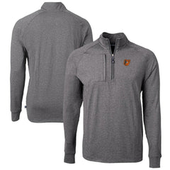 Baltimore Orioles Cutter & Buck Adapt Eco Knit Stretch Recycled Quarter-Zip Pullover Top Online