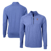 Chicago Cubs Cutter & Buck Adapt Eco Knit Stretch Recycled Quarter-Zip Pullover Top On Sale