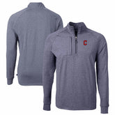 Cleveland Guardians Cutter & Buck Adapt Eco Knit Stretch Recycled Quarter-Zip Pullover Top Online