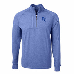 Kansas City Royals Cutter & Buck Adapt Eco Knit Stretch Recycled Quarter-Zip Pullover Top Online