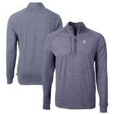 New York Yankees Cutter & Buck Adapt Eco Knit Stretch Recycled Quarter-Zip Pullover Top Sale