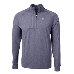 New York Yankees Cutter & Buck Adapt Eco Knit Stretch Recycled Quarter-Zip Pullover Top Sale