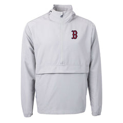 Boston Red Sox Cutter & Buck Charter Eco Recycled Half-Zip Anorak Jacket On Sale