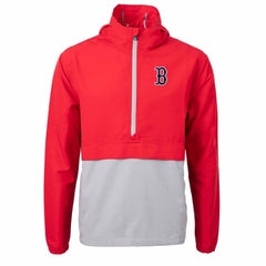 Boston Red Sox Cutter & Buck Charter Eco Recycled Half-Zip Anorak Jacket discount
