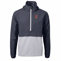 Cleveland Guardians Cutter & Buck Charter Eco Recycled Half-Zip Anorak Jacket discount