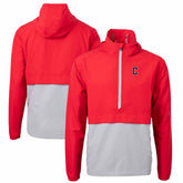 Cleveland Guardians Cutter & Buck Charter Eco Recycled Half-Zip Anorak Jacket discount