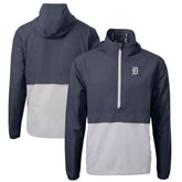 Detroit Tigers Cutter & Buck Charter Eco Recycled Half-Zip Anorak Jacket Lifestyle