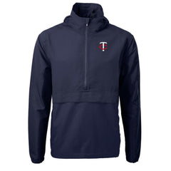 Minnesota Twins Cutter & Buck Charter Eco Recycled Half-Zip Anorak Jacket Online