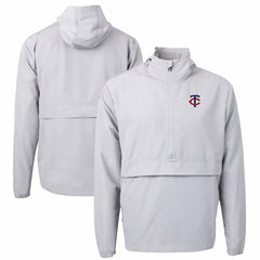Minnesota Twins Cutter & Buck Charter Eco Recycled Half-Zip Anorak Jacket Sale