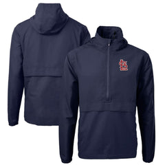 St. Louis Cardinals Cutter & Buck Charter Eco Recycled Half-Zip Anorak Jacket Clearance