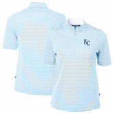 Kansas City Royals Cutter & Buck Women's Virtue Eco Pique Stripe Top Near Me