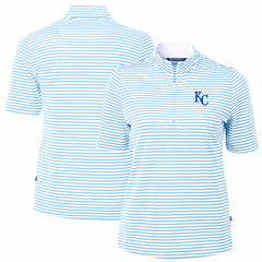 Kansas City Royals Cutter & Buck Women's Virtue Eco Pique Stripe Top Near Me