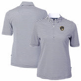 Milwaukee Brewers Cutter & Buck Women's Virtue Eco Pique Stripe Top Sale