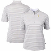 Pittsburgh Pirates Cutter & Buck Women's Virtue Eco Pique Stripe Top Near Me