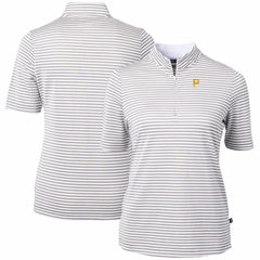 Pittsburgh Pirates Cutter & Buck Women's Virtue Eco Pique Stripe Top Near Me