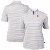 San Francisco Giants Cutter & Buck Women's Virtue Eco Pique Stripe Top discount
