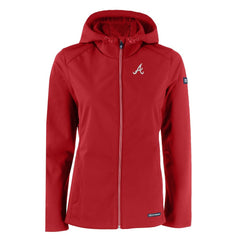 Atlanta Braves Cutter & Buck Women's Evoke Eco Softshell Recycled Full-Zip Jacket Online