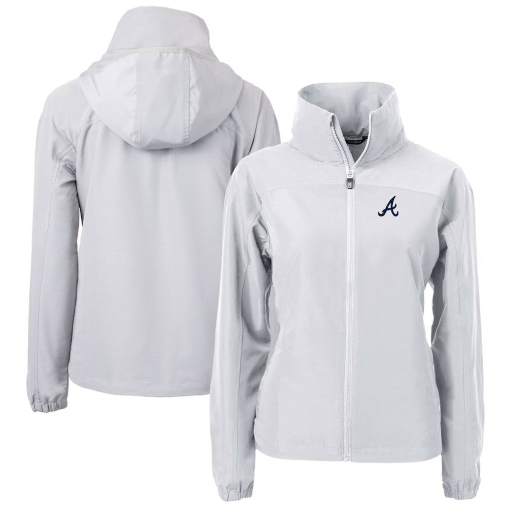 Atlanta Braves Cutter & Buck Women's Charter Eco Recycled Full-Zip Jacket Online