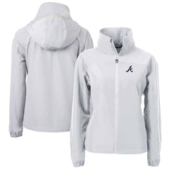 Atlanta Braves Cutter & Buck Women's Charter Eco Recycled Full-Zip Jacket Online