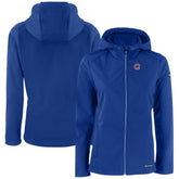 Chicago Cubs Cutter & Buck Women's Evoke Eco Softshell Recycled Full-Zip Jacket Clearance