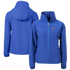 Chicago Cubs Cutter & Buck Women's Charter Eco Recycled Full-Zip Jacket for sale