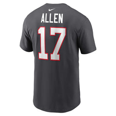 Josh Allen Buffalo Bills Player Name & Number T-Shirt Anthracite - Nike