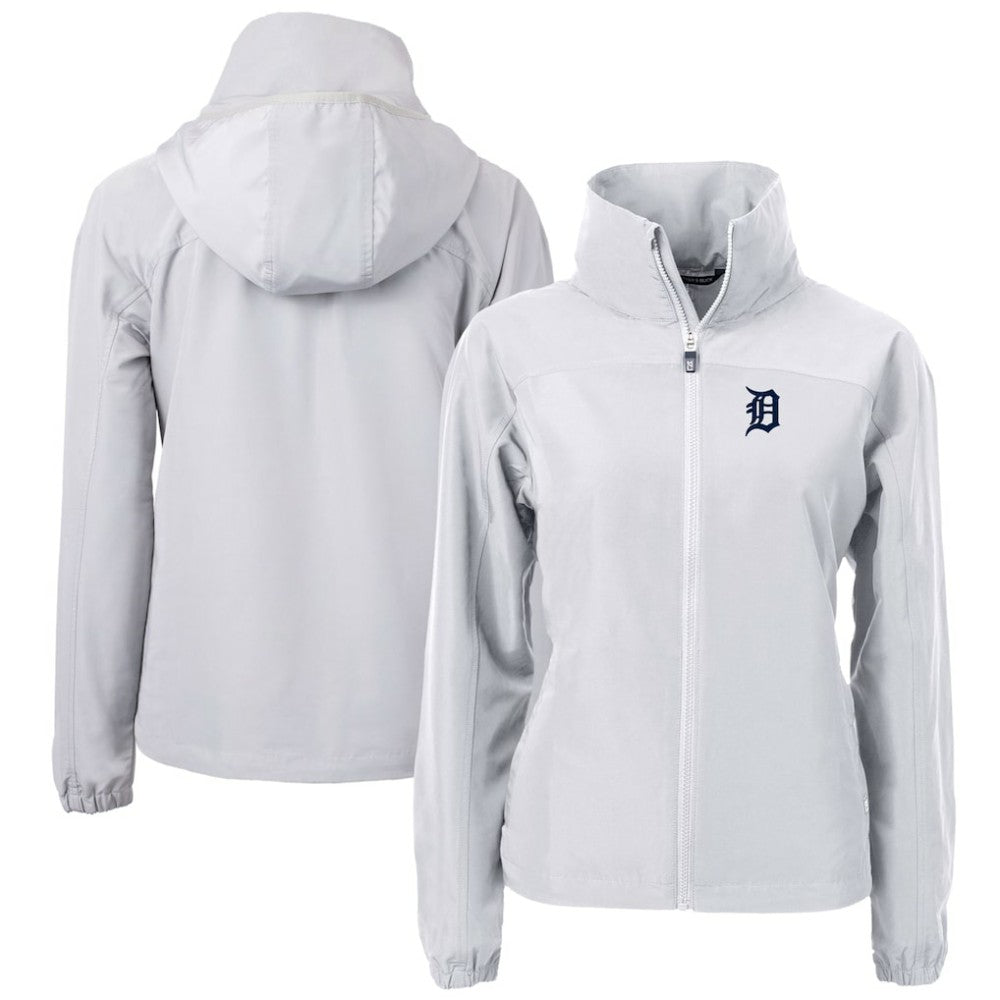 Detroit Tigers Cutter & Buck Women's Charter Eco Recycled Full-Zip Jacket Clearance
