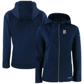 Detroit Tigers Cutter & Buck Women's Evoke Eco Softshell Recycled Full-Zip Jacket for sale