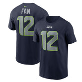 12s Seattle Seahawks Name & Number T-Shirt College Navy - Nike
