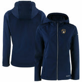 Milwaukee Brewers Cutter & Buck Women's Evoke Eco Softshell Recycled Full-Zip Jacket Sale