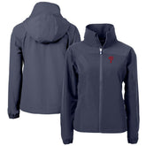Philadelphia Phillies Cutter & Buck Women's Charter Eco Recycled Full-Zip Jacket Lifestyle