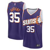 Fanatics - Kevin Durant Phoenix Suns Fast Break Replica Jersey - Icon Edition - Purple