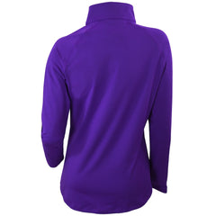 Columbia - Charlotte Hornets Women's Omni-Wick Outward Nine Quarter-Zip Pullover Top - Purple
