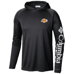 Columbia - Los Angeles Lakers Terminal Tackle Long Sleeve Hoodie T-Shirt - Black