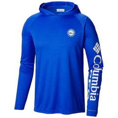Columbia - Philadelphia 76ers Terminal Tackle Long Sleeve Hoodie T-Shirt - Blue