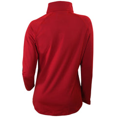 Columbia - New Orleans Pelicans Women's Omni-Wick Outward Nine Quarter-Zip Pullover Top - Red