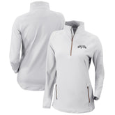 Columbia - San Antonio Spurs Women's Omni-Wick Outward Nine Quarter-Zip Pullover Top - White